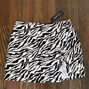 zebra skirt